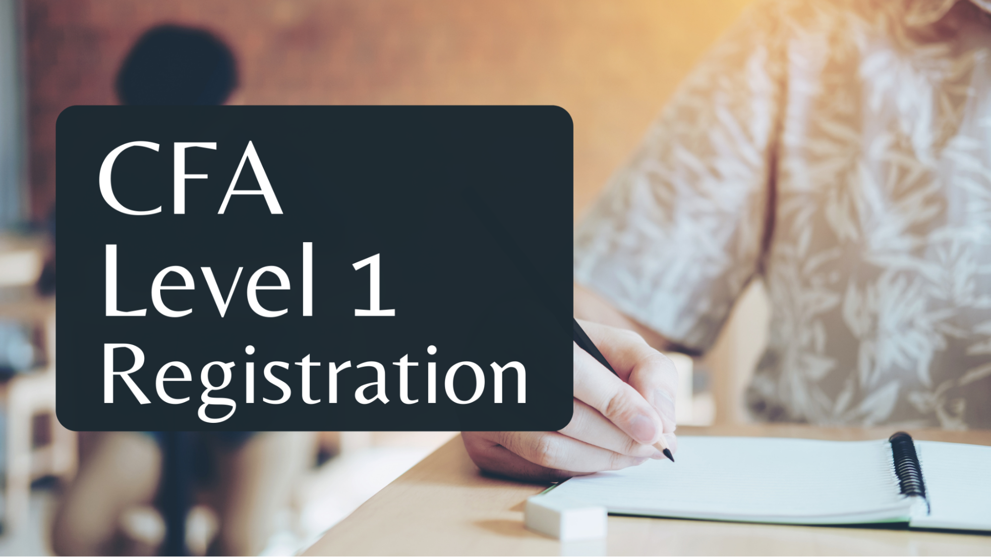 CFA Level 1 Registration